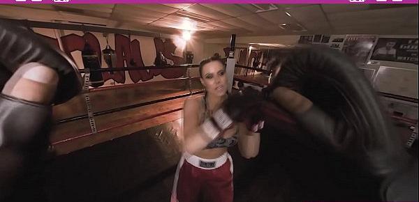  VRBangers.com-Busty milf Kendra Lust getting fucked hard in the boxing ring